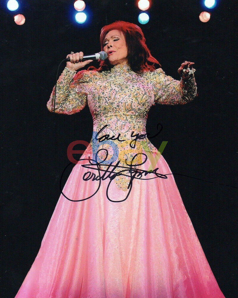 LORETTA LYNN CMA LEGEND SIGNED 8X10 Photo Poster painting reprint