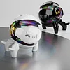 Mecha Monster Bluetooth Speaker Radio Card Clock Alarm USB Charging AI Speaker Heavy Bass Effect