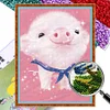 Pig - 9CT Full Beaded Cross Stitch Kit(20x28cm)