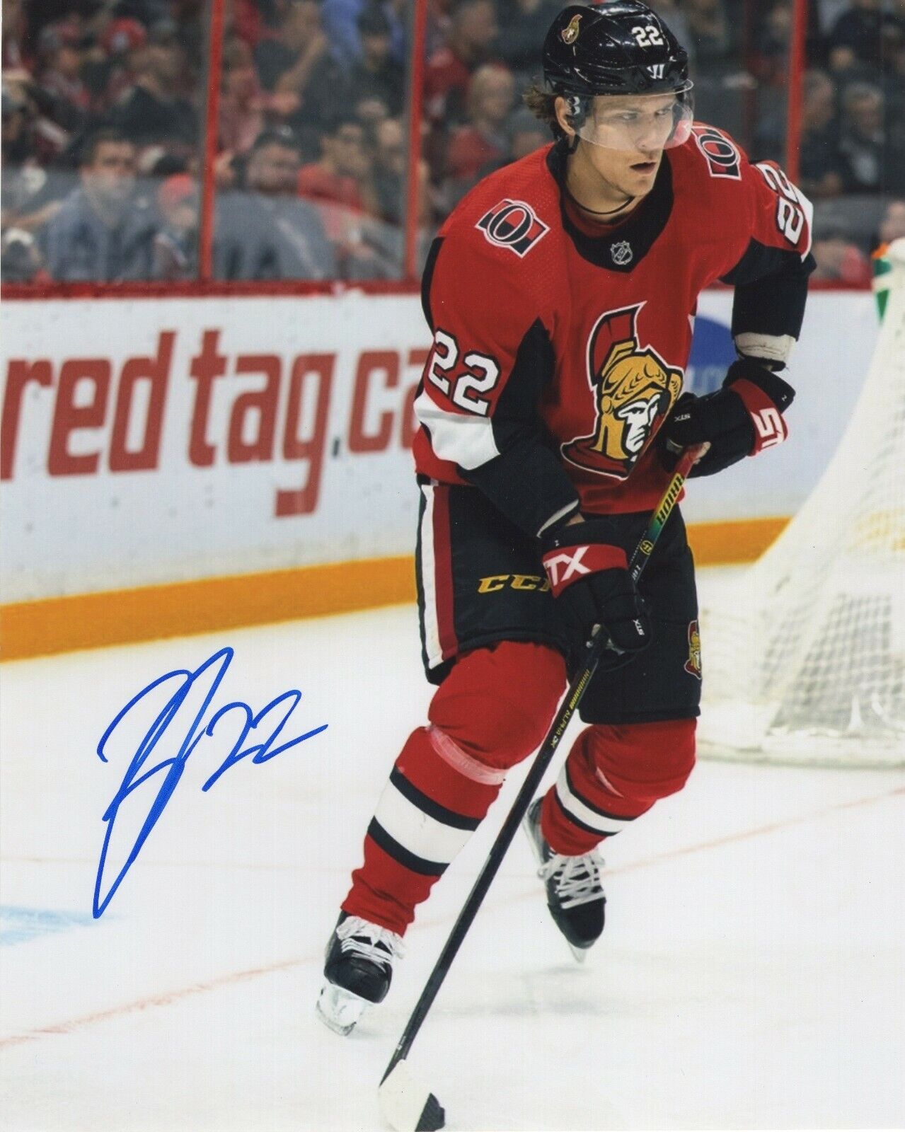 NIKOLAI ZAITSEV SIGNED AUTOGRAPH OTTAWA SENATORS 8X10 Photo Poster painting