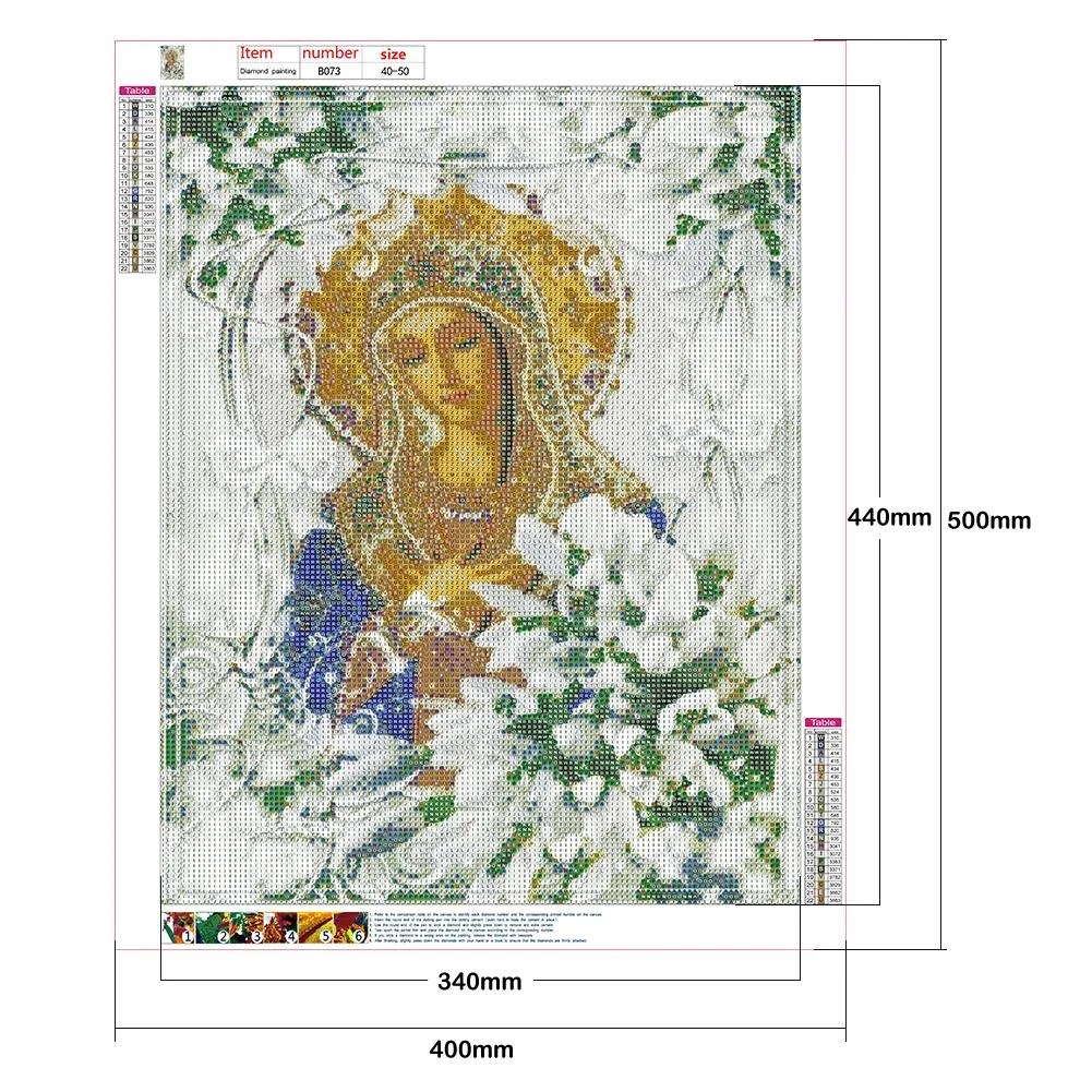 Diamond Painting - Full Round Drill - Jesus Woman(40*50cm)