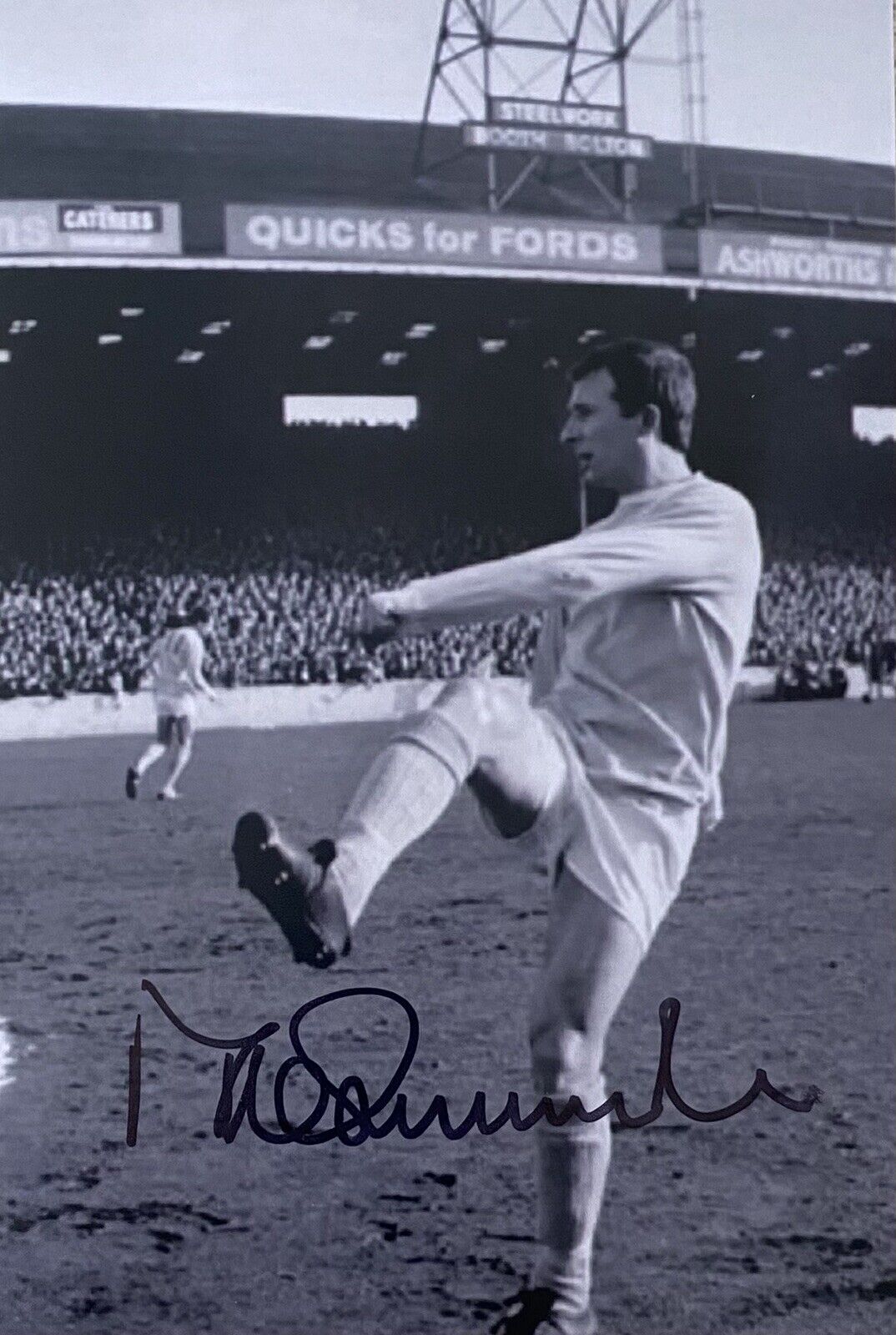 Mike Summerbee Genuine Hand Signed Manchester City 6X4 Photo Poster painting 4