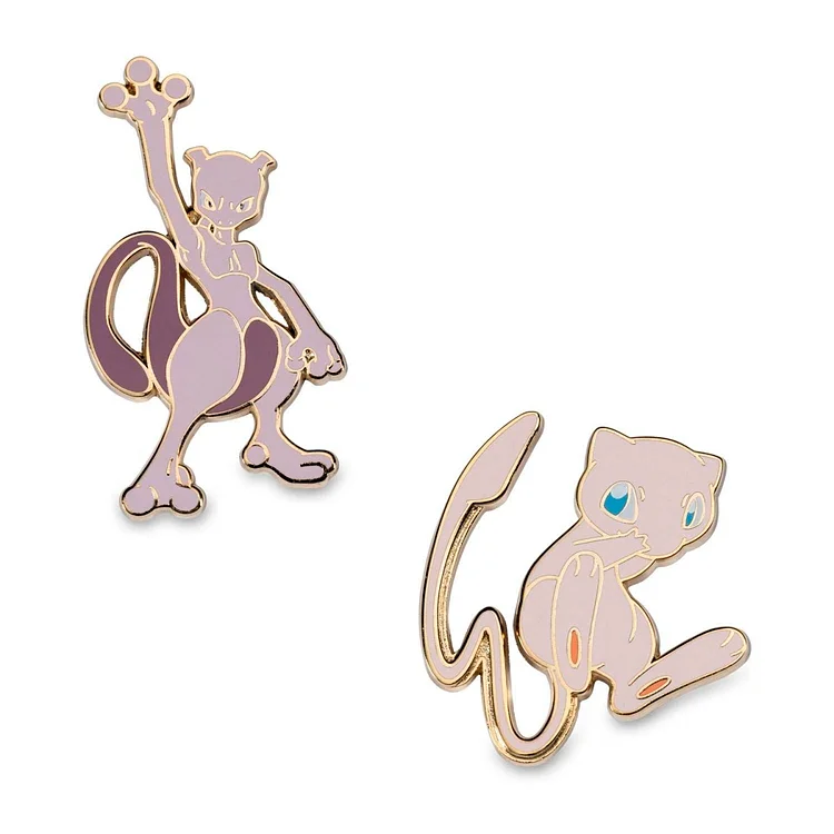 Mewtwo & Mew Pokémon Pins (2-Pack)