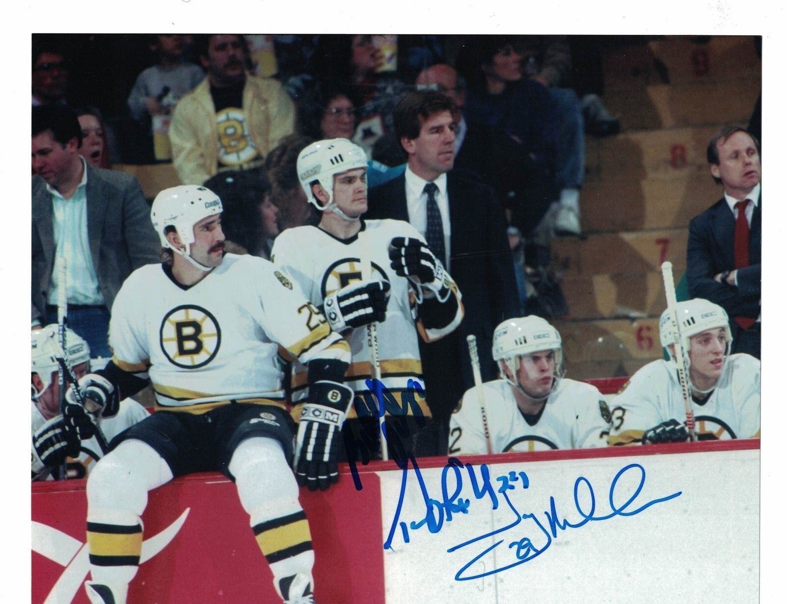 Jay Miller Billy O'Dwyer Terry O'Reilly Bruins Signed 8 x 10