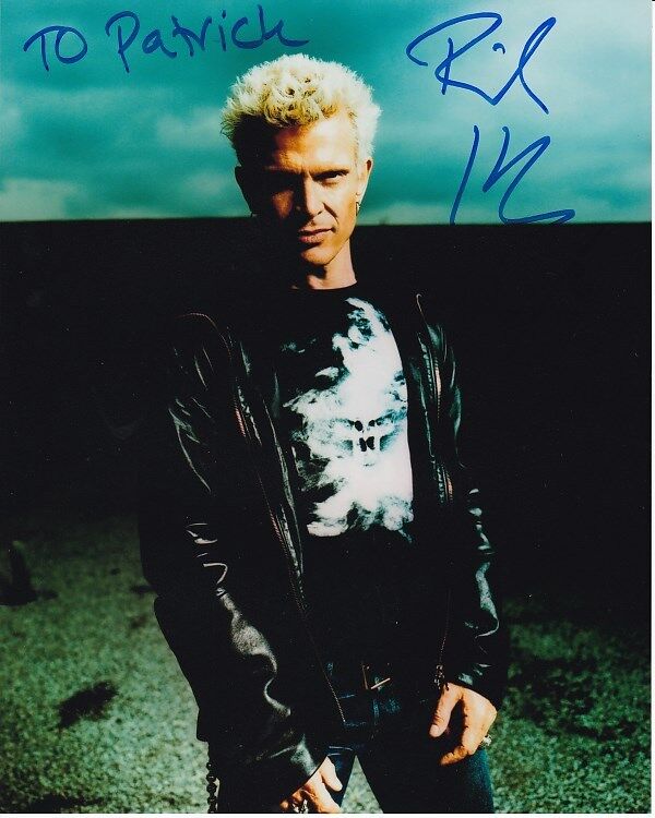 BILLY IDOL Autographed Signed Photo Poster paintinggraph - To Patrick