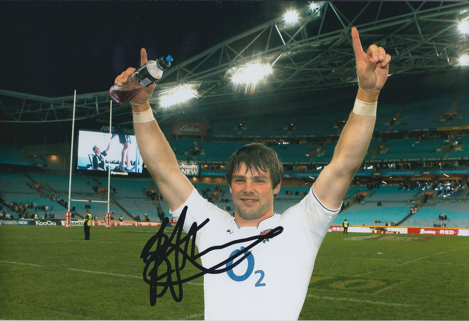 Ben FODEN Signed Autograph 12x8 Photo Poster painting AFTAL COA RUGBY RFU England Genuine RARE