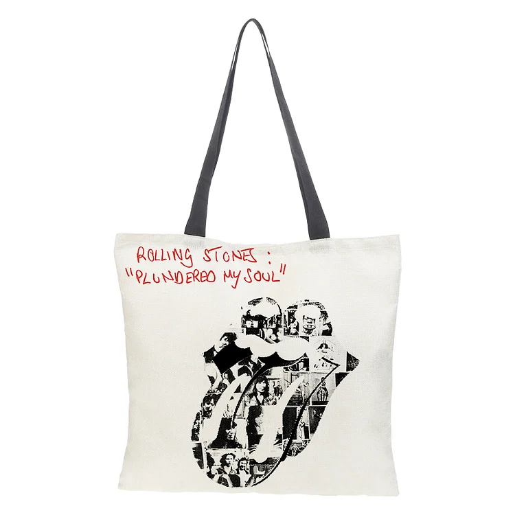 Linen Eco-friendly Tote Bag - Tongue