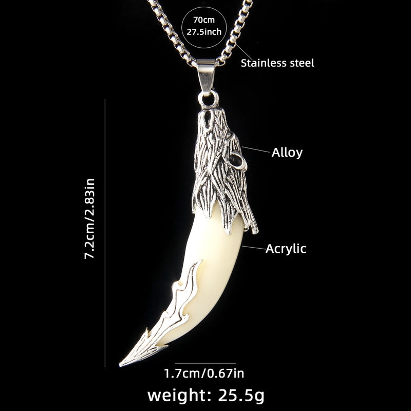 Hip-Hop Ethnic Style Commute Geometric 201 Stainless Steel Arylic Zinc Alloy Unisex Pendant Necklace