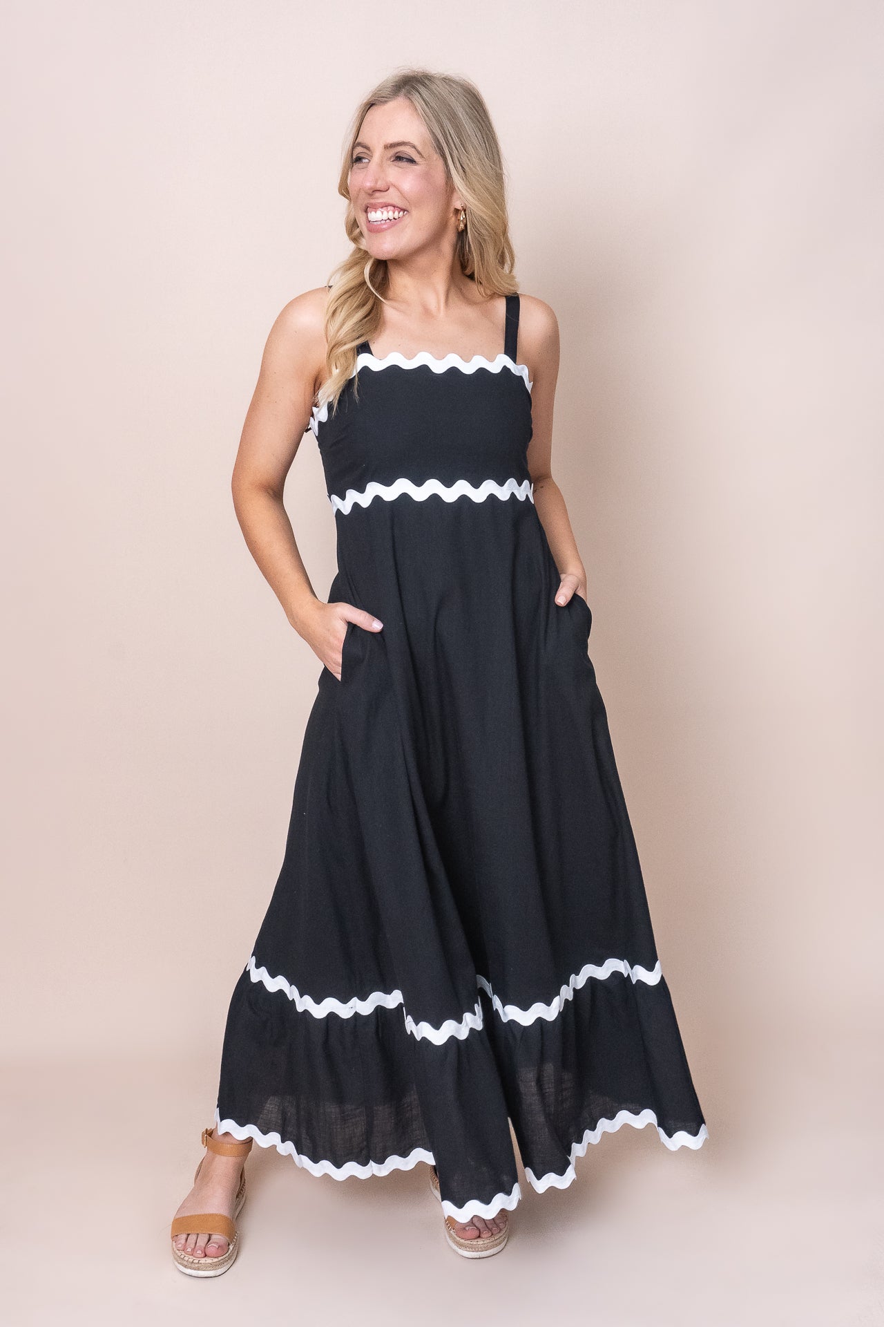 Mira Maxi Dress in Black