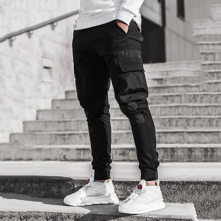 Streetwear Men's Casual Cargo Jogger Pants-VESSFUL