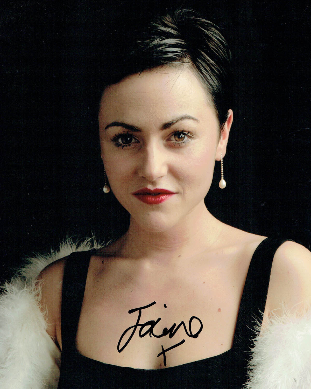 Jaime WINSTONE SIGNED Authentic Autograph 10x8 Rare Photo Poster painting AFTAL COA