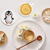 6 kits d&rsquo;art en carton anim&eacute; DIY Diamond Peinture en bois avec support (Pinguin)