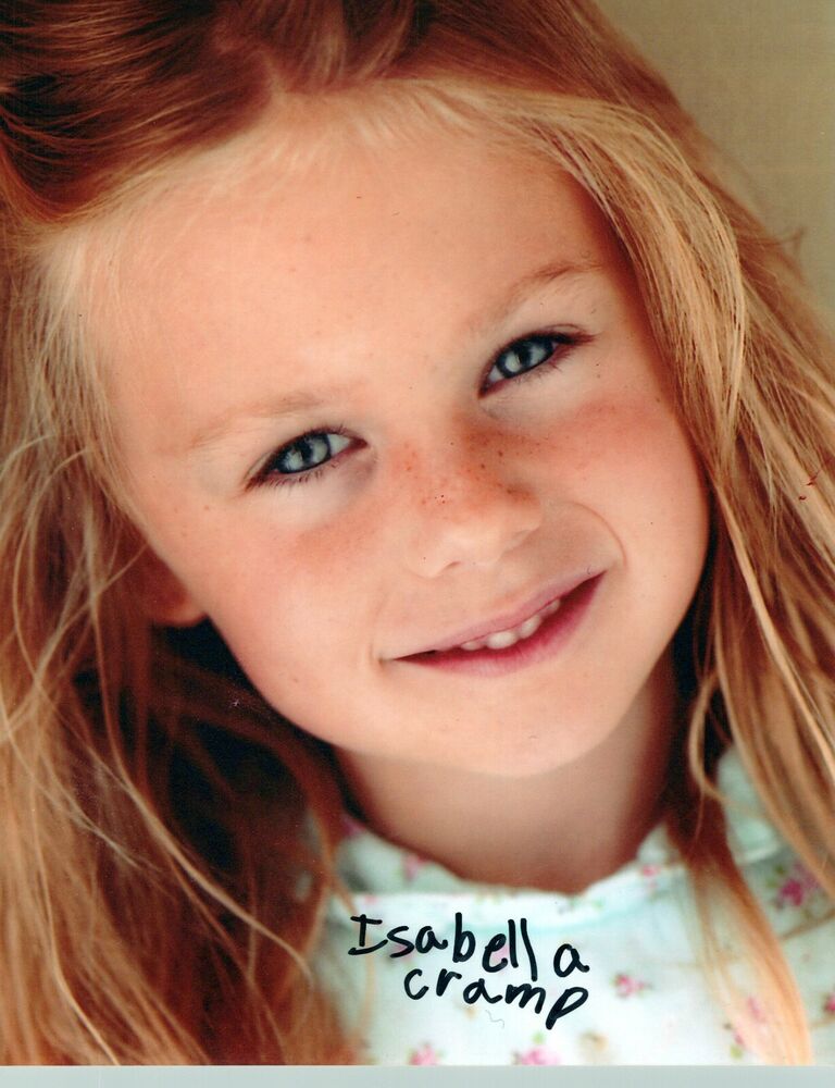 Isabella Cramp head shot autographed Photo Poster painting signed 8x10 #2