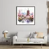 Pavilions-11CT Stamped Cross Stitch 40*40cm/15.75*15.75in tapestrymarket