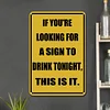 Warning - Metal Tin Signs(8*12Inch/12*16Inch)