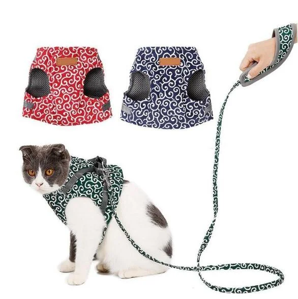 petnoo.comCat Vest Harness and Leash Set to Outdoor Walkingshopify
