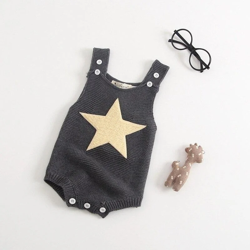 Newborn Baby Girl Knitted Clothes Baby Boys Rompers Brand Jumpsuit 2019 Autumn Baby Girls Rompers Cotton Infant Baby Girl Romper