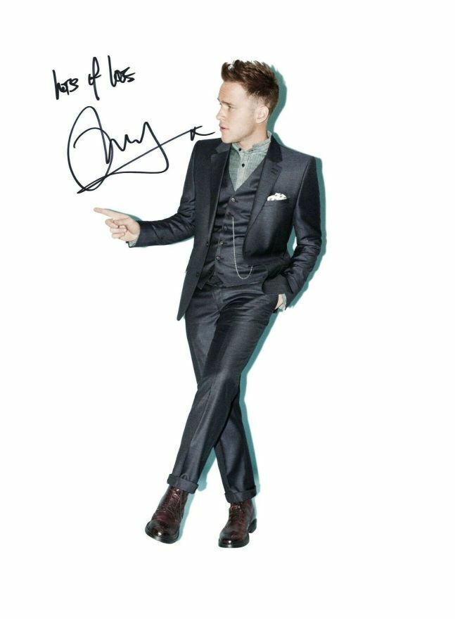 OLLY MURS AUTOGRAPH SIGNED PP Photo Poster painting POSTER