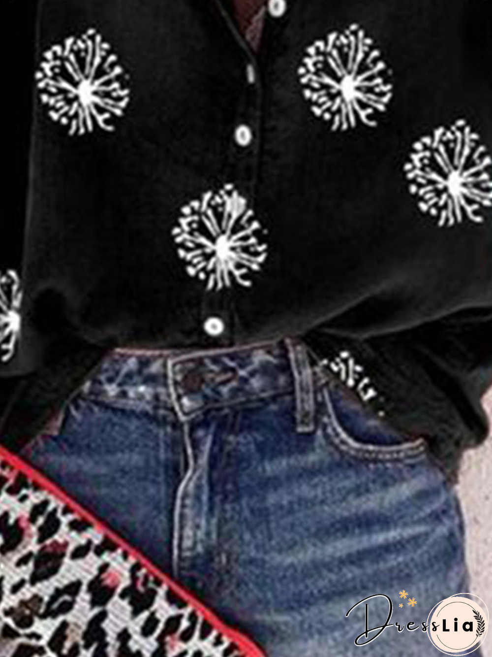 Short Sleeve Boho Floral-Print Blouse