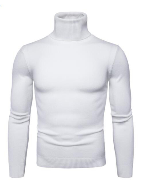 Mature Women Lapel Collar All-match Wool Thick Bottoming Knitted Sweater