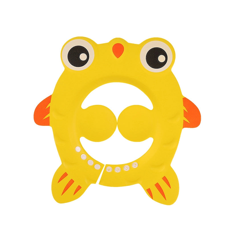 Cute Cartoon Waterproof Ear Protection Shampoo Cap Baby Accessories