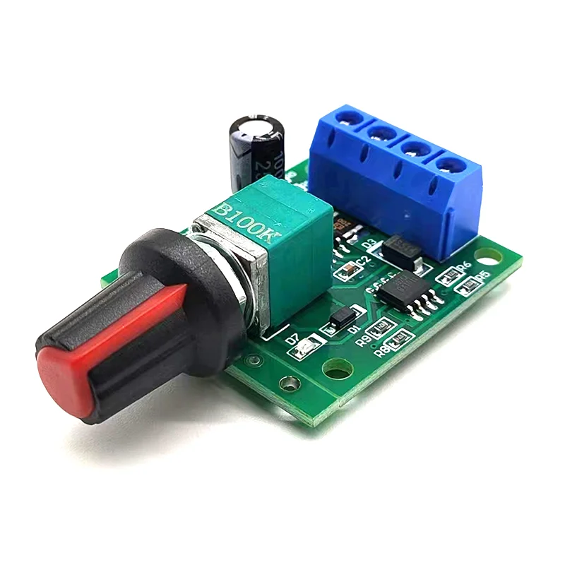 PWM DC motor governor 1.8V 3V 5V 6V 12V 2A speed regulating switch function 1803BK