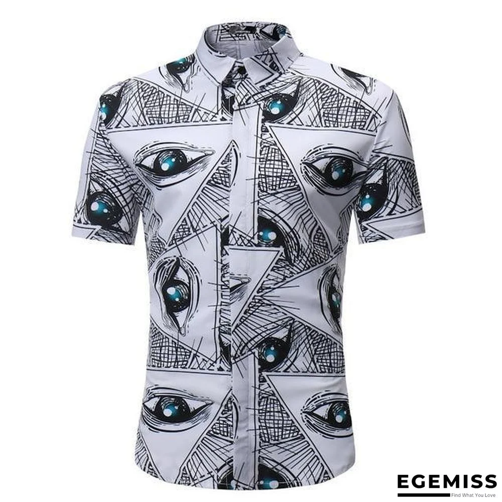 Men Fashion Style Short Sleeve Hawaiian Shirt | EGEMISS