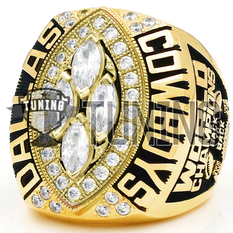 5 Dallas Cowboys Super Bowl Rings Set Gold – Championship Rings Store