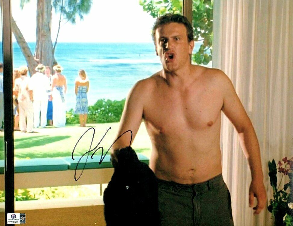 Jason Segel Signed Autographed 11X14 Photo Poster painting Forgetting Sarah Marshall GV769636