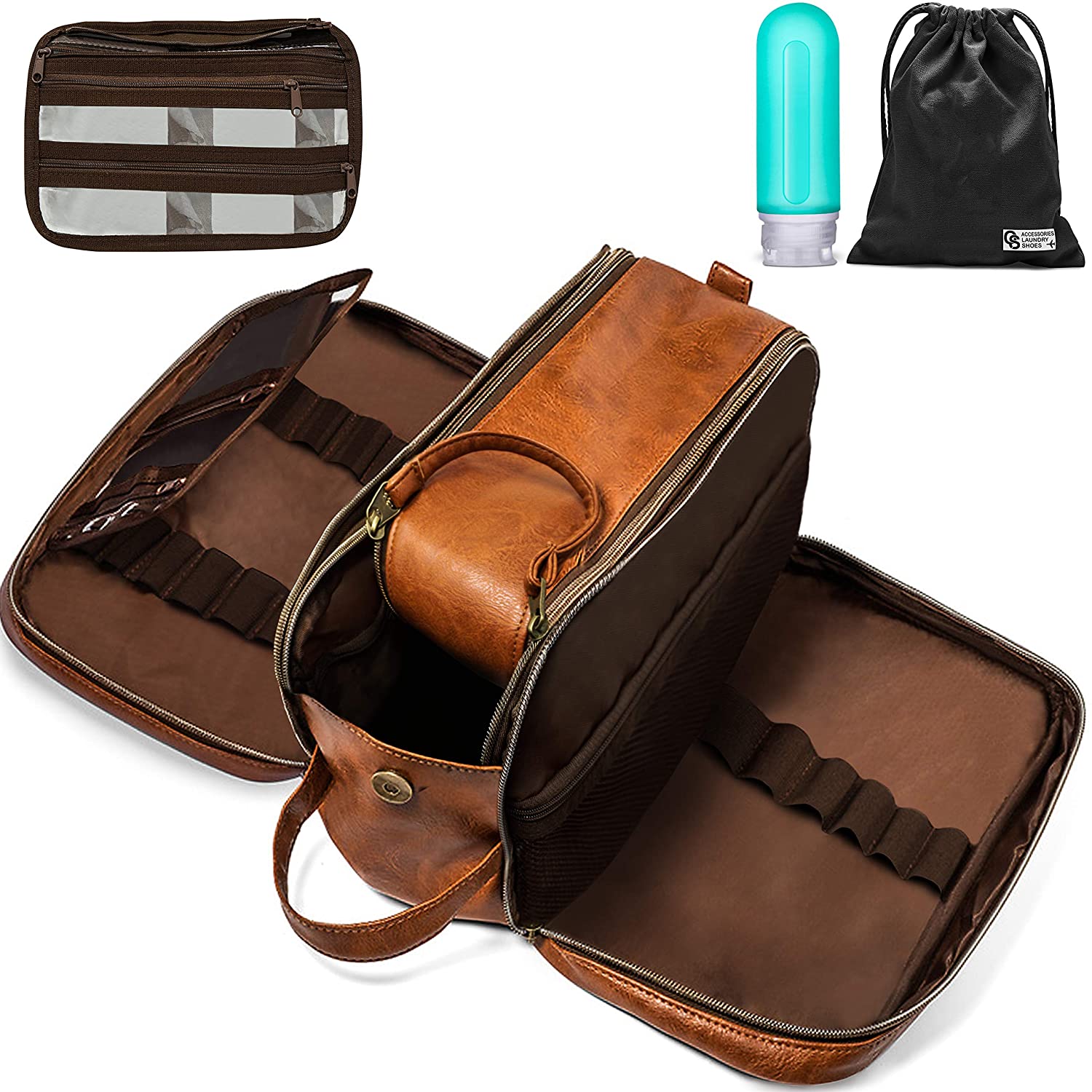 Toiletry Bag for Men or Women - Dopp Kit For Travel.