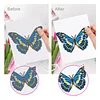 12pcs Butterfly-1 5D DIY Square Drill Diamond Painting Kits for Adults Beginners Home Decor Diamonds Paintings Gem Art 5.91x7.09in