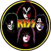 Kiss - Round Vintage Metal Signs - 30*30cm - Music