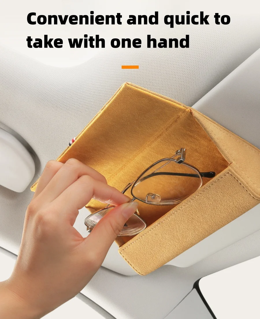 Car logo storage glasses case