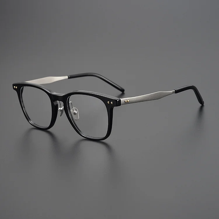 Japanese Extra-light Pure Titanium Eyeglasses Frames Men High Quality Glasses Women Square Classical Tortoise Eyewear