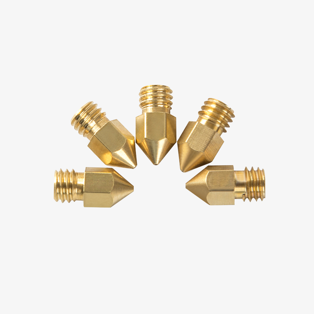 5Pack 0.4mm Extruder Brass Nozzle Print Head for MK8 1.75mm 3D Printer 
