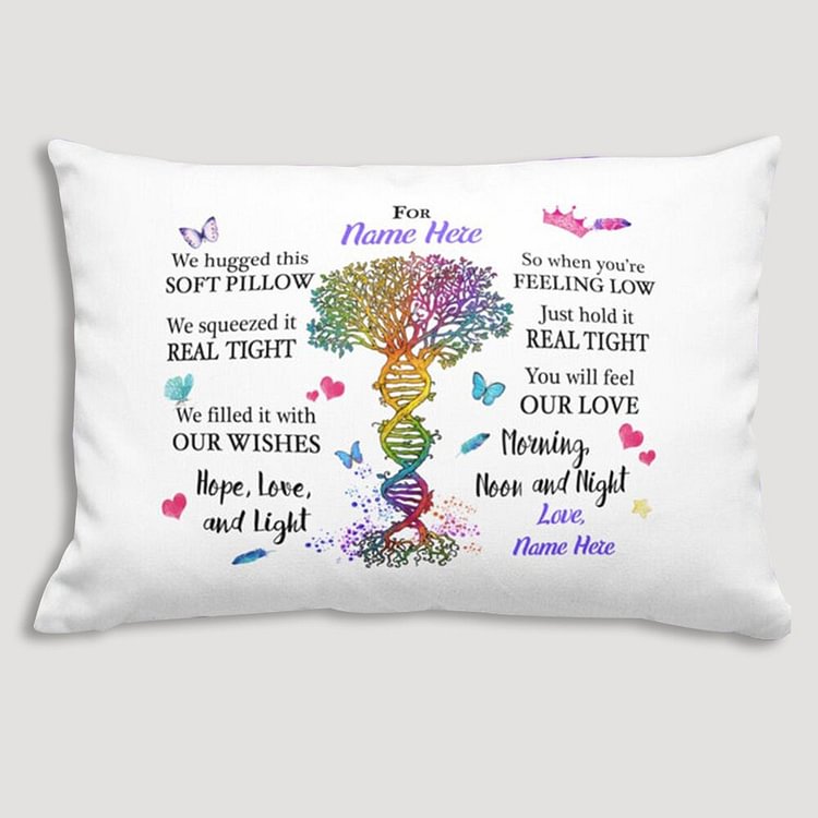 Personalized Custom Pillowcase Gift for Mom Daughter Granddaughter Grandmother