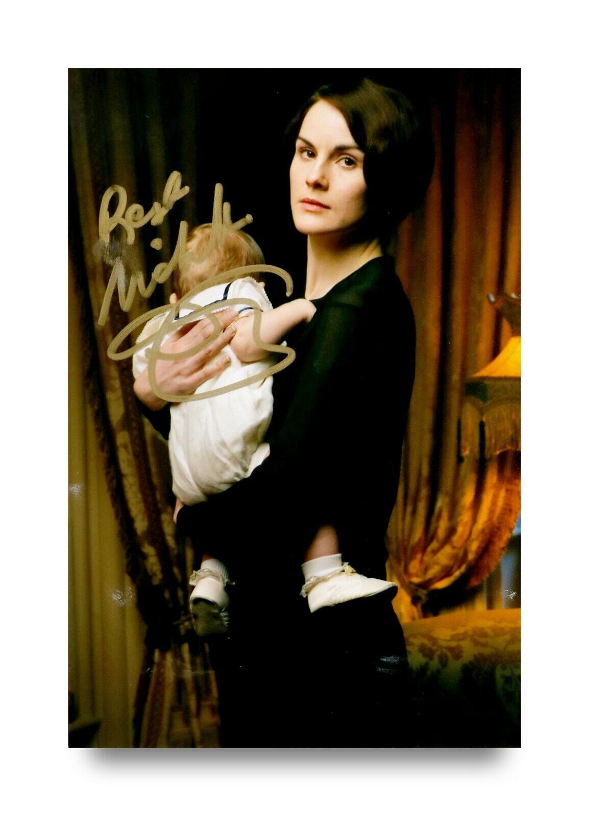 Michelle Dockery Signed 6x4 Photo Poster painting Downton Abbey Lady Mary Crawley Autograph +COA