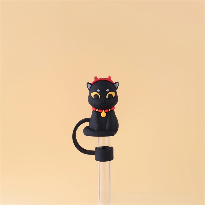 10mm Glass Straw Cap Dust Cover Stainless Steel Straw Dust Cover Dust Plug 10mm Large Diameter Milk Tea