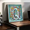 Butterfly Flower Q 5D Partial Drill DIY Diamond Painting Kit 30*30cm