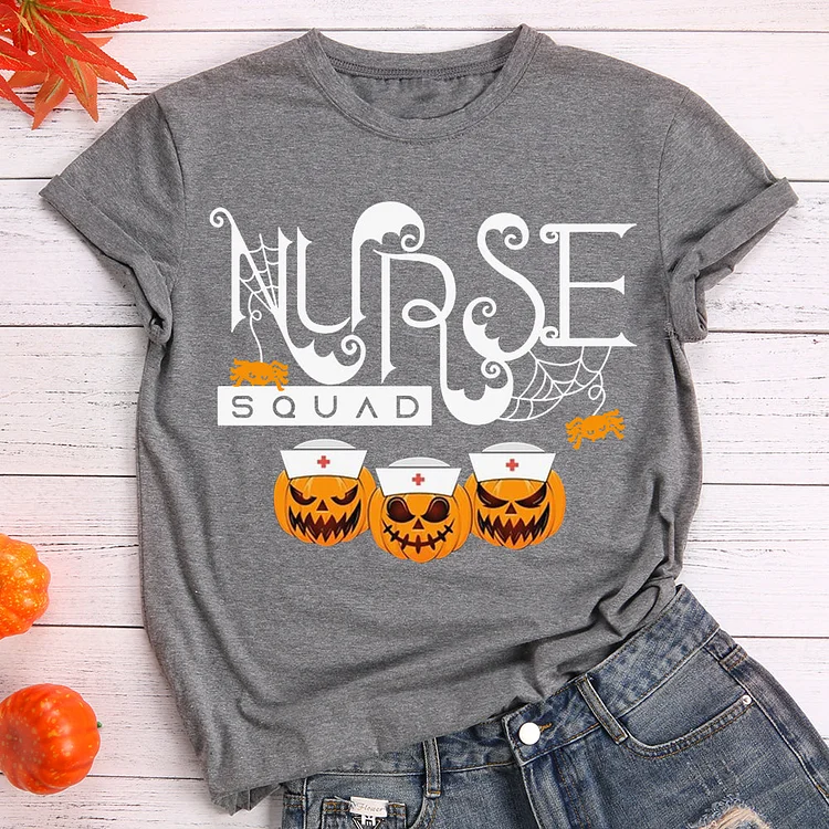 Halloween nurse squad t shirt tee