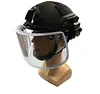 NIJ IIIA Outdoor Tactical Goggles Mask PC Material Secondary Mask Helmet with Bulletproof Explosion-proof Mask （MICH FAST）
