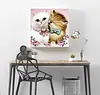 Diamond Drawing Living Room Small Lovers Cat Hand Cross Stitch
