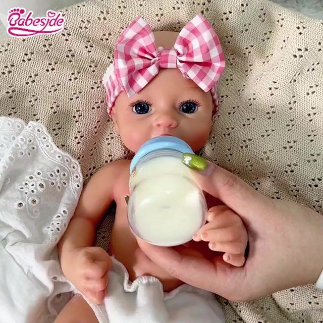 [Retaining Pacifier] Babeside Dolly 12"/16" Realistic Silicone Quiet Baby Girl &ndash; A Sweet, Calming Gift
