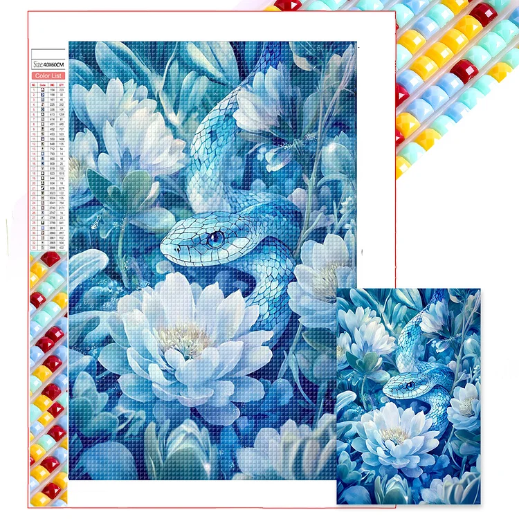 Snake 40*60CM (Canvas) Full Square Drill Diamond Painting gbfke