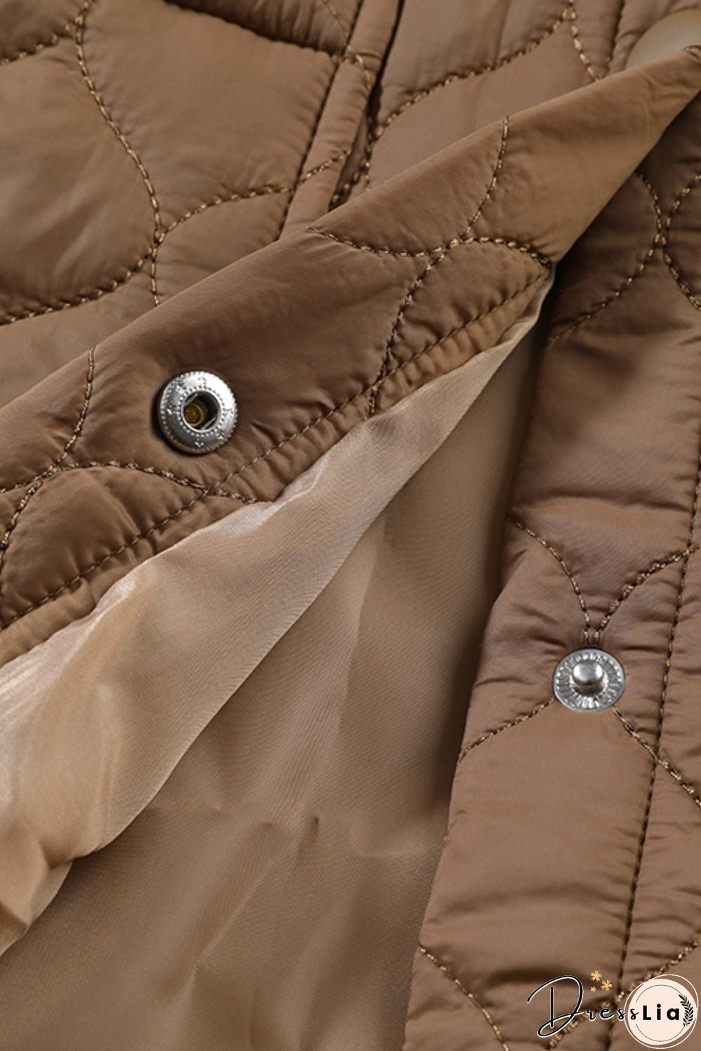 Snap Down Collared Winter Coat