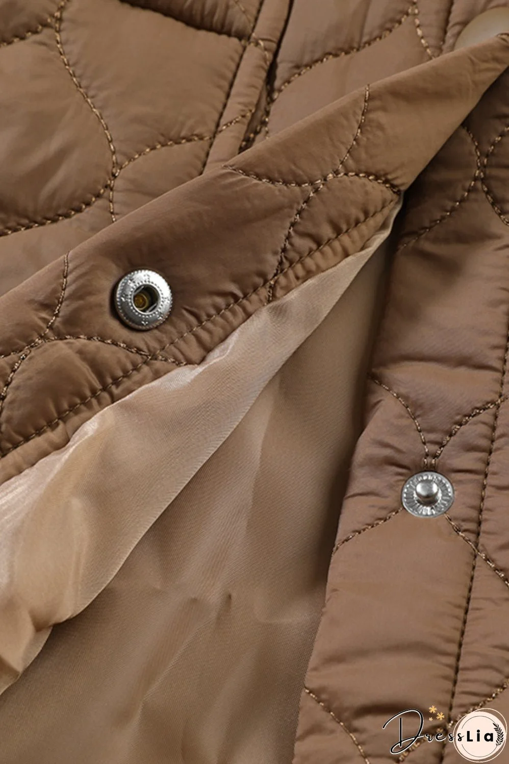 Snap Down Collared Winter Coat