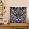 Cat-Peinture sp&eacute;ciale partielle au diamant-30*30cm