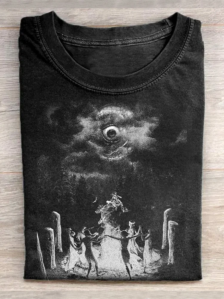 Unisex Halloween Horror Ritual T-shirt