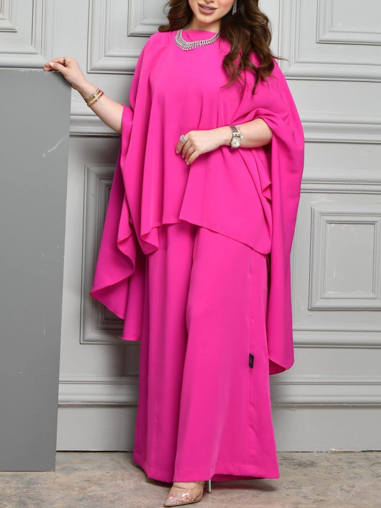 Women's Casual Loose Bat Sleeve Top and Pants Set | Oxredo Shop Ramadan Sale
