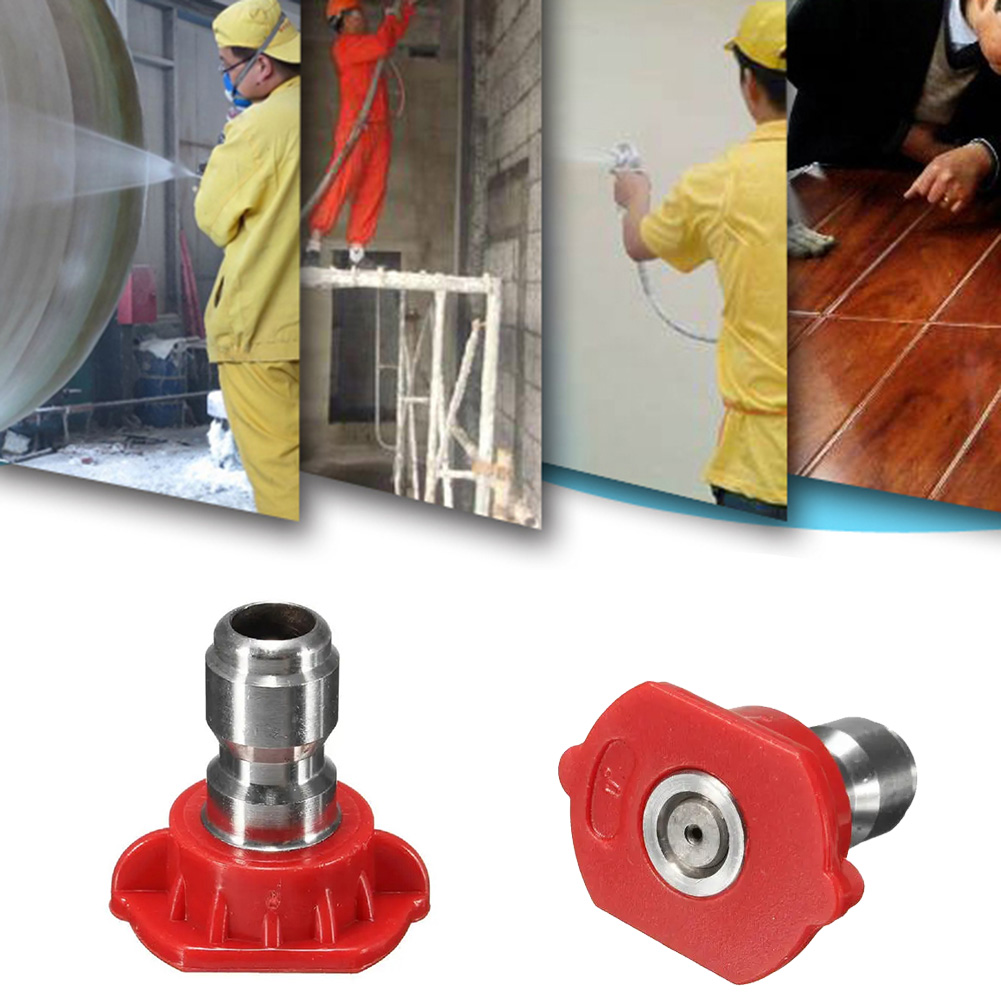 

1/4 High Pressure Car Washing Machine Water Gun Flat Fan Nozzle Gun Head, 501 Original